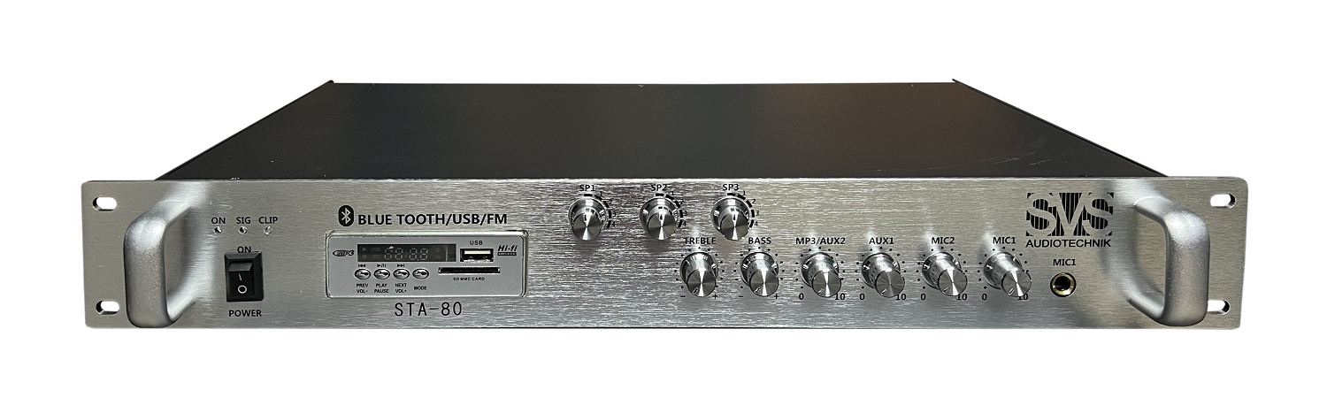 SVS Audiotechnik STA-80 Микшер-усилитель для систем Public Address в Хабаровске