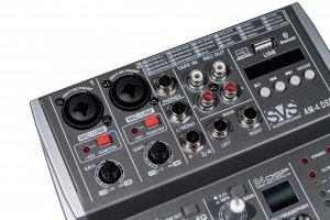 SVS Audiotechnik mixers AM-4 DSP Аналоговый микшерный пульт, 4-канала в Хабаровске